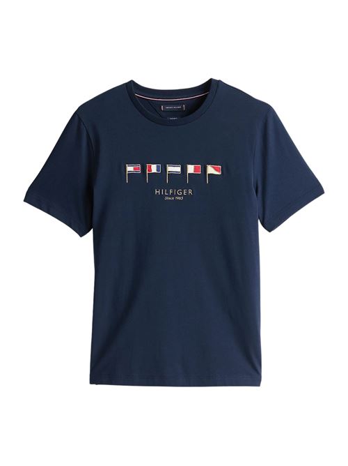 T-shirt con bandiere Tommy Hilfiger Tommy Hilfiger | MW0MW38616DW5